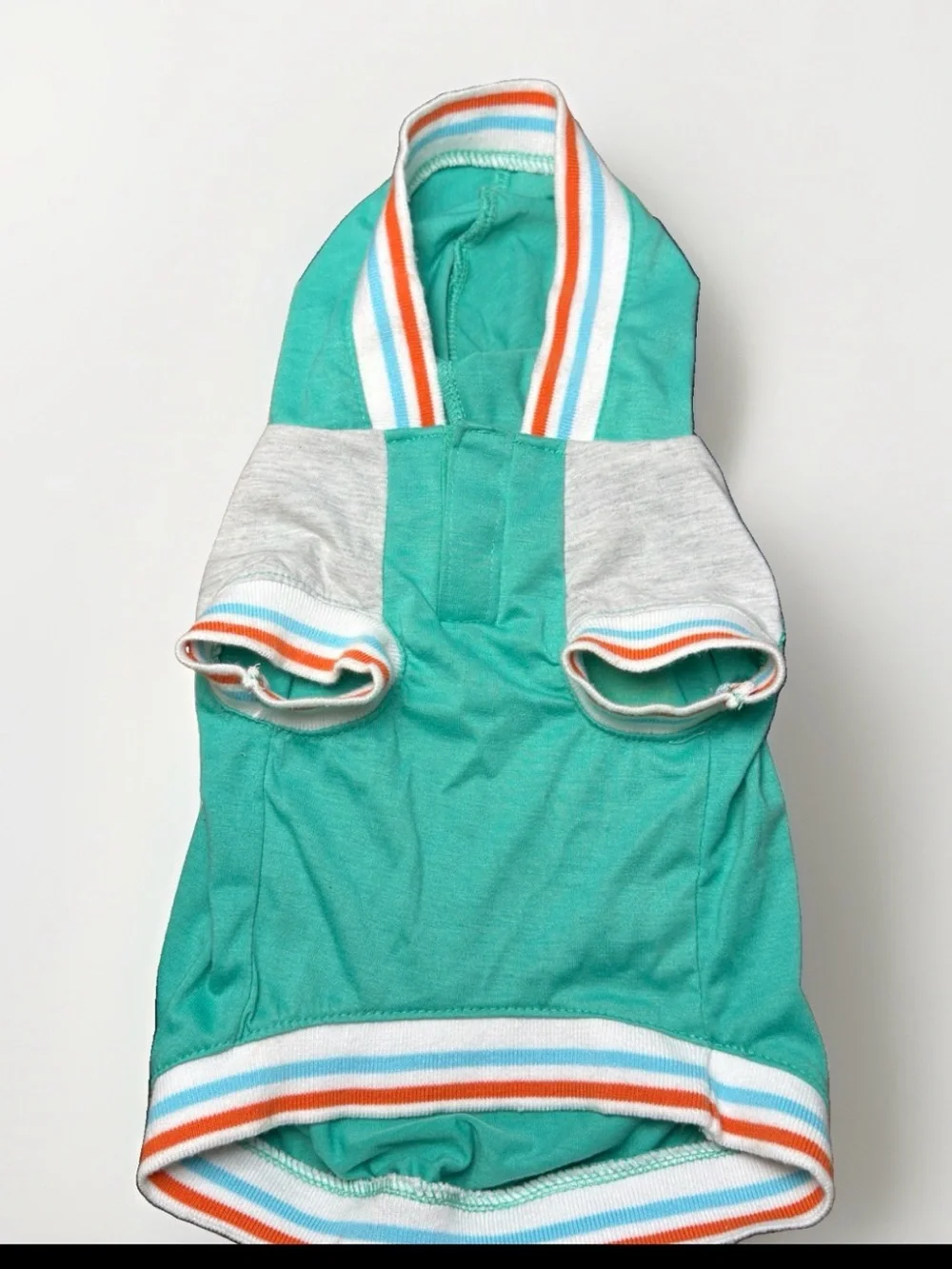 NWOT Top Paw Oh Kale No Hooded Dog Hoodie, Size M, Green/Gray, Cotton/Polyester